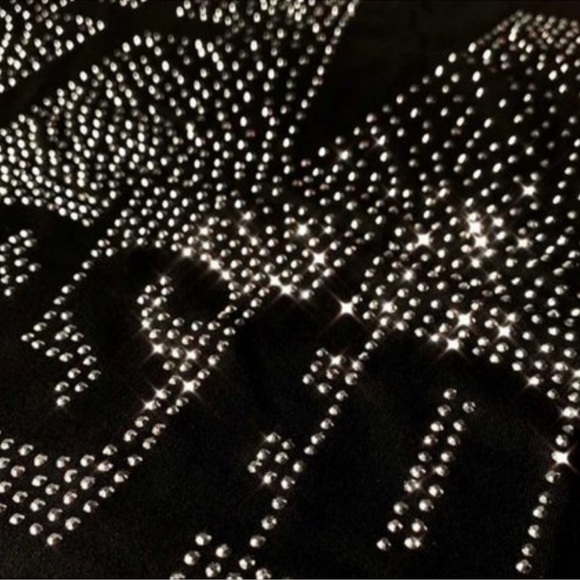 T Shirt (L) Blessed in Rhinstone NWOT - Picture 3 of 3